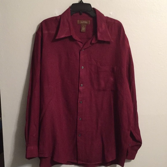 Tasso Elba shirt size XL NWOT silk 75% - Picture 2 of 4